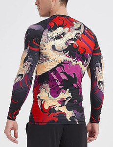 Sous-vêtement de compression pour homme à manches longues UPF 50+ Performance Fit Rash Guard - Product Image 2