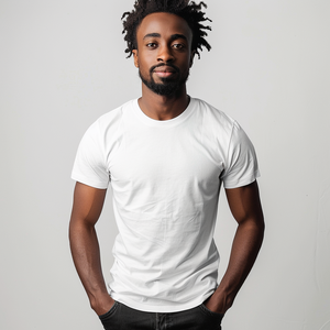 Camiseta Blanca Lisa de Algodón 100% Personalizada con el Logotipo de tu Marca al por Mayor, Camiseta Informal para Hombre, Camisetas para Hombre, Mujer y Ropa Urbana - Product Image 3