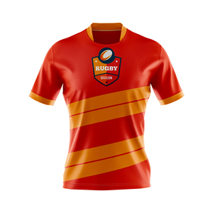 Nouveau design, maillot de rugby 100% polyester, uniforme de rugby avec logo d'équipe personnalisé, numéro avec technique de sublimation - Product Image 5