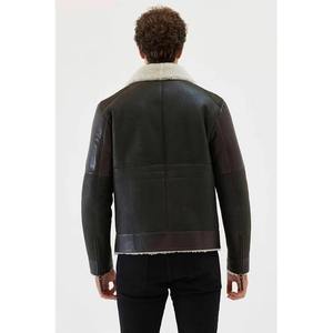 Veste en cuir pour homme, cuir de vache véritable, veste de motard, veste de mode, logo personnalisé, vente en gros OEM - Product Image 6