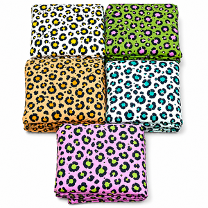Wholesale Abstract Printed Cotton <b>Fabric</b> Leopard Style Design for Apparel Dressmaking and Home Decor - Product Image 1