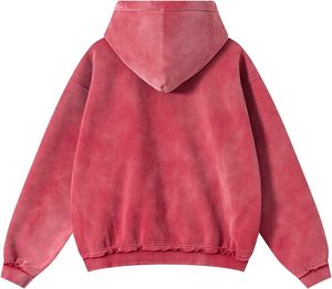 เสื้อฮู้ดซิปผู้ชาย สีดำ ทรงปกติ ผ้าโพลีเอสเตอร์เฟรนช์เทอร์รี่ สีพื้น ใส่สบาย กันลม สำหรับฤดูใบไม้ร่วง น้ำหนัก 350 กรัม มีกระเป๋า - Product Image 4