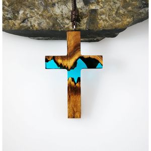 Plaque de prière en bois faite à la main avec accent en résine pour l'église et la maison - Product Image 4