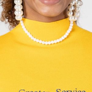 Pull Col Roulé Color Block SGRHO en Maille Premium, Manches Longues, Style Décontracté, Chaud et Tendance pour Femme - Product Image 2