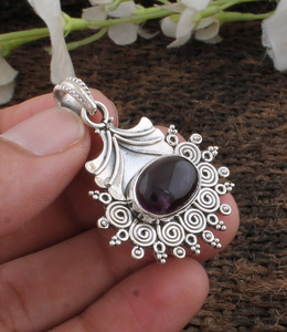 Collar de Plata de Ley 925 con Colgante de Ónix Negro Natural para Mujer, Joyería de Lujo Discreto, Fabricante Mayorista - Product Image 4