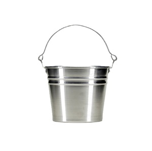 Cubos de hierro galvanizado de diseño vintage de alta tendencia con asa para decoración del hogar y jardín, tamaño y forma personalizados - Product Image 4