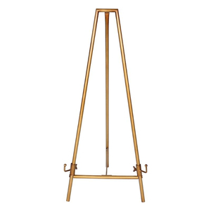 New Metal Painting <b>Easel</b> <b>Stand</b> in Yellow Color with Adjustable Height for Art Display and Home Decoration Floor <b>Easel</b> Handmade - Product Image 1