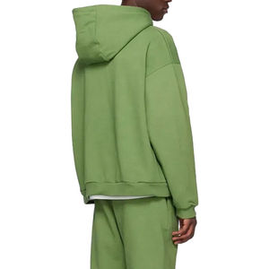 Mens Slim Fit Breathable Eco-Friendly Zip up Hoodie Tracksuit Customized Colors Casual Hooded Jacket <b>Jogger</b> Pants Two Piece <b>Set</b> - Product Image 3