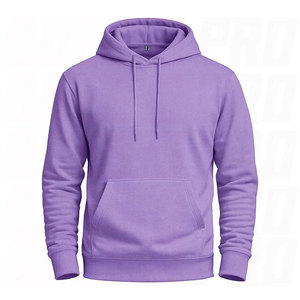 Sweat-shirts à capuche unisexes style simple et épuré, en molleton mi-lourd, coton et polyester, avec poche kangourou - Product Image 5