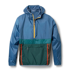 <b>Men</b> Hooded Windbreaker <b>Jacket</b> with Easy Wear Shape <b>Lightweight</b> 100% Nylon Street Style - Product Image 1