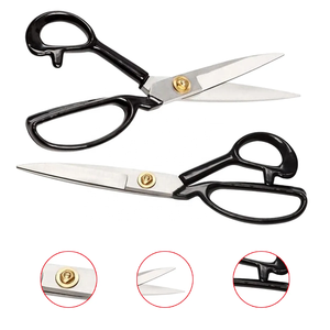 Ciseaux de barbier professionnels en acier inoxydable pour droitiers, lame à pointe arrondie, 28 dents, manche long/court/moyen - Product Image 1