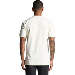 Camiseta Clásica de Manga Corta con Cuello Redondo para Hombre, Talla Pequeña, Estampado en el Pecho Central, Dobladillo Recto, Tejido Diario, Personalizable, OEM, Mayorista, Exportador - Product Image 2