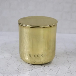 Envases de Latón Originales para Velas con Logotipo Personalizado Disponible - Frascos para Velas para Fabricantes de Velas de Lujo a un Precio Excelente - Product Image 1