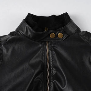 PU Faux Leather <b>Jacket</b> Women Slim Fit Fashion Zipper Casual Biker <b>Jackets</b> Outwear Female Tops Spring Autumn Leather Coat - Product Image 6