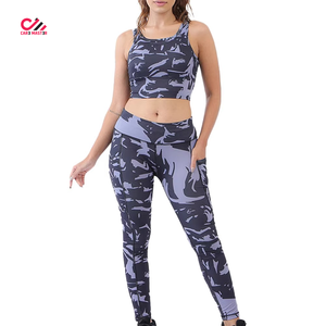 ชุดโยคะรีไซเคิลคุณภาพสูงสั่งทำขายส่งสำหรับผู้หญิงไซส์ใหญ่ แขนยาว ชุดออกกำลังกาย 2 ชิ้น ดีไซน์ใหม่ สีพื้น - Product Image 2