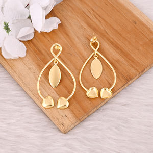 ต่างหูทองเหลืองดีไซน์โบราณสำหรับงานวันเกิด ขายส่งต่างหูทองเหลือง ขนาดสั่งทำได้ ต่างหูคุณภาพดีที่สุดจากผู้ผลิตขายส่ง - Product Image 4