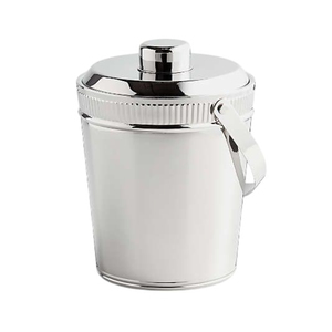 Double Wall Insulated Stainless Steel <b>Ice</b> Bucket Set With Lid Tongs & Strainer Durable Polished Barware Wine Champagne <b>Cooler</b> - Product Image 5