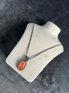 Collier en macramé en jade fait main, pendentif classique en forme de boule, chaînes réglables en cordon noir, bijoux en cristal de guérison - Product Image 4