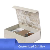 Boîte cadeau magnétique portable de luxe avec design à rabat pour logo personnalisé, taille, forme et matériaux recyclés - Emballage haut de gamme pour cadeaux