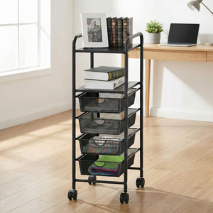 MIT DIY 4 ruedas plataforma malla rodante utilidad carro de herramientas al por mayor hogar almacenamiento muebles Metal Taiwán fabricante venta - Product Image 1