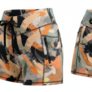 Breathable Lightweight Custom Printed Design Polyester Elastic Comfortable Compression <b>Tight</b> Fitted High Performance <b>Shorts</b> OEM - Product Image 4