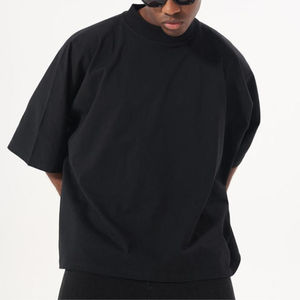 100% Cotton Jersey Men's T-Shirts Customized <b>Logo</b> Eco-Friendly Fashion Solid Color Casual - Product Image 3