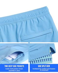Pantalons de sport pour hommes, vêtements de sport d'été, pantalons de jogging de plage, shorts d'entraînement, vêtements de basket-ball, shorts de gym, streetwear pour hommes - Product Image 2
