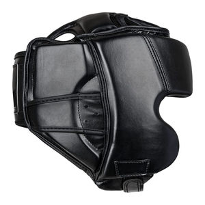 Protège-tête de boxe en cuir/PU sur mesure pour les combattants, équipement d'entraînement respirant et durable, logo personnalisé - Product Image 3