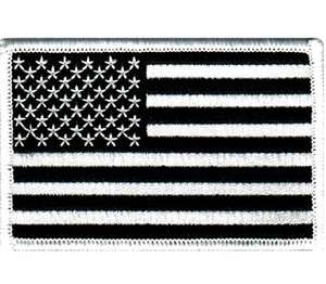 แพทช์ปักลายธงชาติอเมริกันแบบกลับด้านสำหรับมือขวา งานแฮนด์เมด พร้อมตราสัญลักษณ์สหรัฐอเมริกา ทำจากผ้า - Product Image 6