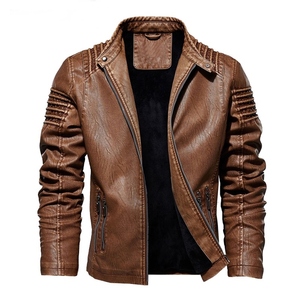 Genuine Leather <b>Jacket</b> Winter Autumn Menes Motorcycle Coat <b>Warm</b> Fashion Slim Outwear Male Brand Clothing <b>jacket</b> for men - Product Image 3