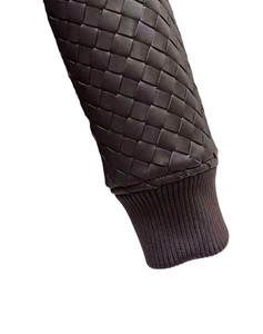 Veste en cuir véritable écologique pour homme, nouvelle arrivée, col en V, streetwear d'hiver, qualité supérieure, cuir de vachette, classique, décontractée, imperméable - Product Image 3