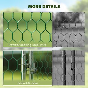 Ampio Pollaio da Esterno a Forma di Spirale 33FT X 10FT X 6.4FT Impermeabile e Resistente ai Raggi UV per Uso Agricolo - Product Image 6
