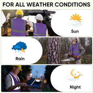 เสื้อกั๊กนิรภัยแบบมองเห็นได้ชัดเจน ระบายอากาศได้ดี พร้อมแถบสะท้อนแสงสีเงิน สำหรับการช่วยเหลือข้างทางและงานก่อสร้าง - Product Image 5