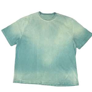 Cumbre Sports High Quality 100% Cotton Men Acid Washed Oversized T-Shirt Breathable Anti-Wrinkle Summer Streetwear Wash T-Shirts - Product Image 1