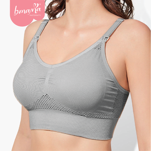 บราพยาบาลแบบยืดหยุ่นพร้อมตัวปิดด้านหน้าแบบแข็งสำหรับผู้ใหญ่ใช้ในชีวิตประจำวันสำหรับเลี้ยงลูกด้วยนมแม่ - Product Image 1