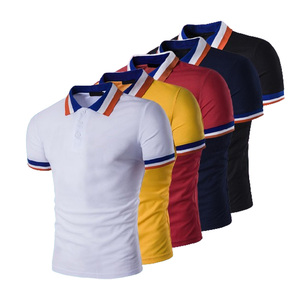 เสื้อยืดผู้ชายทรงสปอร์ตผ้าฝ้ายสำหรับงานพิมพ์โลโก้ตามสั่ง ระบายอากาศได้ดี ผลิตจากโรงงานในบังกลาเทศ ขั้นต่ำ 100 ตัว ราคา FOB - Product Image 2