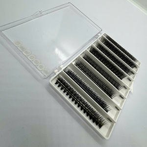 Extensions de cils volume ultra-rapides Private Label, en cheveux synthétiques, longueurs mixtes 0.03 0.05 0.07, courbures C CC D DD - Product Image 5