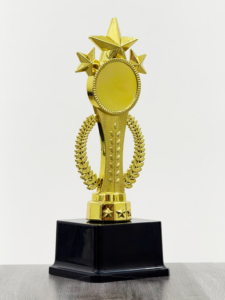 •Budget-friendly plastic trophy for bulk event orders. - Product Image 5