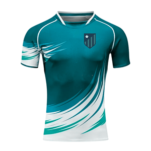 Maillots et shorts de rugby personnalisés OEM de haute qualité, vêtements de sport respirants, ensemble uniforme de rugby par sublimation OEM ODM - Product Image 4