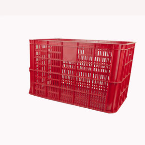 Cajas de Almacenamiento de Plástico HDPE Multifuncionales, Portátiles, Apilables, Duraderas, Ventiladas, Reciclables, para Logística y Vegetales - Product Image 5