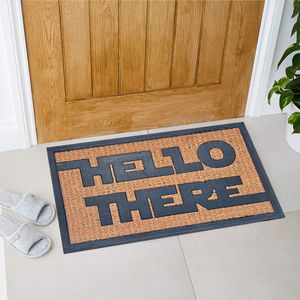 สวัสดีค่ะพรมเช็ดเท้า Coir Funny ขนาด30X17นิ้วพรมเช็ดเท้ากลางแจ้งกันลื่นสำหรับตกแต่งทางเข้าหน้าบ้านต้อนรับ - Product Image 3