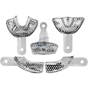 CLASTY INSTRUMENTS Porte-empreintes dentaires partielles sectionnelles en acier inoxydable, réutilisables, autoclavables, pour arcades supérieure et inférieure, Instrument CE - Product Image 5