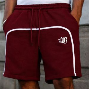 Shorts de sport 100% coton pour hommes, shorts d'entraînement pour hommes, shorts de fitness pour hommes, shorts d'entraînement pour hommes, shorts de streetwear pour hommes - Product Image 5