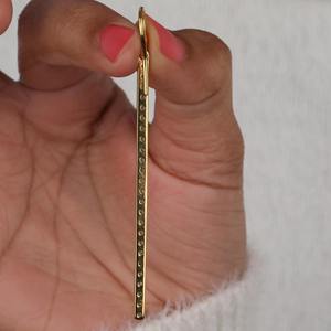 Pendientes Colgantes de Diamantes Cultivados en Laboratorio de Oro Amarillo de 14K con 3.00 TCW, Elegantes Pendientes de Diamantes, Joyería Fina de Lujo para Mujer - Product Image 6