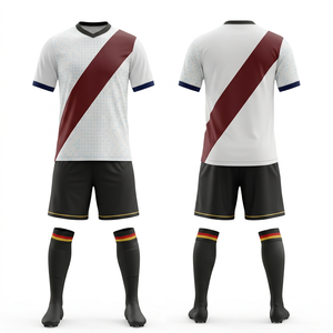Quick Dry Sublimation Soccer Jersey Kit | <b>Men</b> Women Sizes | Lightweight Short Sleeve Front Logo Training Sportswear - Product Image 3