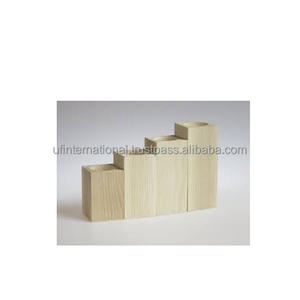 Wooden <b>Candle</b> Holder Bathroom Decorative Wood <b>Gift</b> Use Handmade Work Natural Polished with Wood <b>Candle</b> Holder - Product Image 2