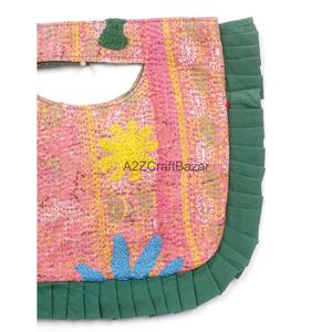 Sac fourre-tout en coton brodé Suzani fait main vintage, pochette de soirée élégante pour femme, idéal pour exposition, vente en gros - Product Image 2