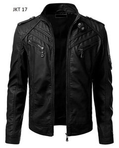 New Design Comfortable Best Selling Men's Fashion Leather <b>Jacket</b> New Design Blue Leather for Winter Winter <b>Jacket</b> For Men - Product Image 3