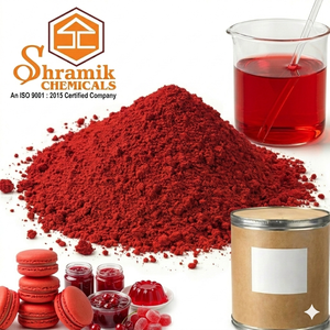 สีผสมอาหารเคมีชีวภาพ คาร์โมไซน์ ผงบริสุทธิ์ 85% ขึ้นไป MF C20H12N2Na2O7S2 CAS 3567-69-9 กูร์กาฏัต คาร์โมไซน์ เกรดอาหาร - Product Image 1