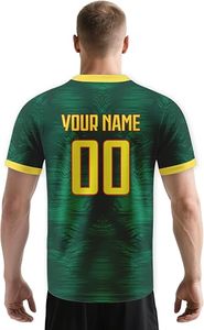Maillot de sport tendance pour hommes, femmes, adultes, fans, cadeaux, personnalisable avec nom et numéros, 100% polyester, séchage rapide, évacuation de l'humidité - Product Image 2